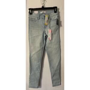 YMI Girl Celebrity Pink High Rise Ankle Skinny Vintage Denim Jeans Size 10